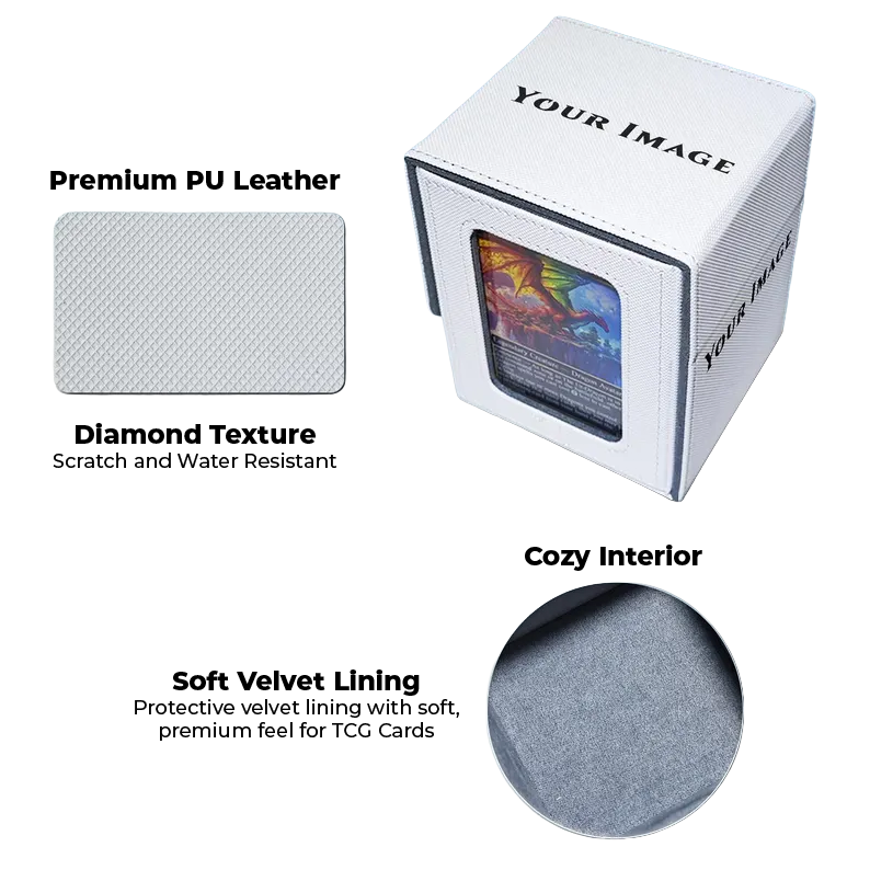 Premium PU leather and soft velvet lining